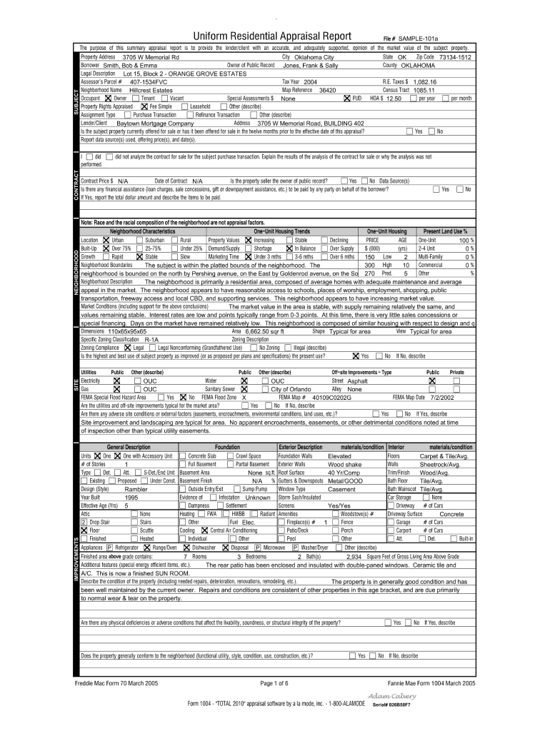  Form Fannie Mae 2005-2024