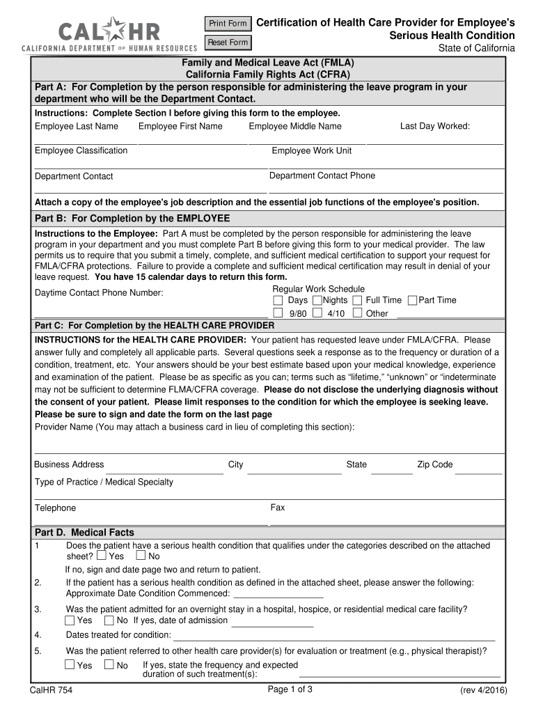  Calhr Form 2013