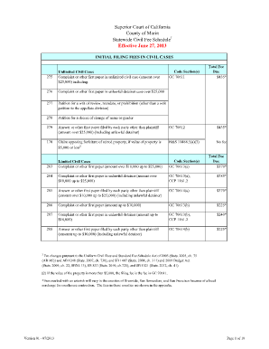 Marin County Superior Court Form