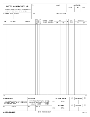 Da Form 444