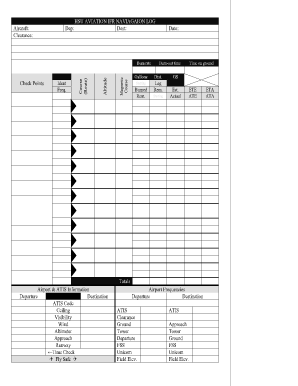 Drone Flight Log Template  Form