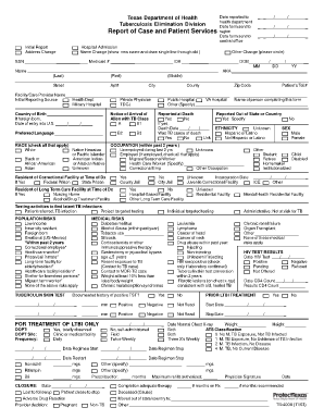  TB 400A Texas Department of State Health Services Dshs State Tx 2003