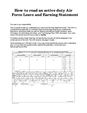 Air Force Leave Form 988 Download