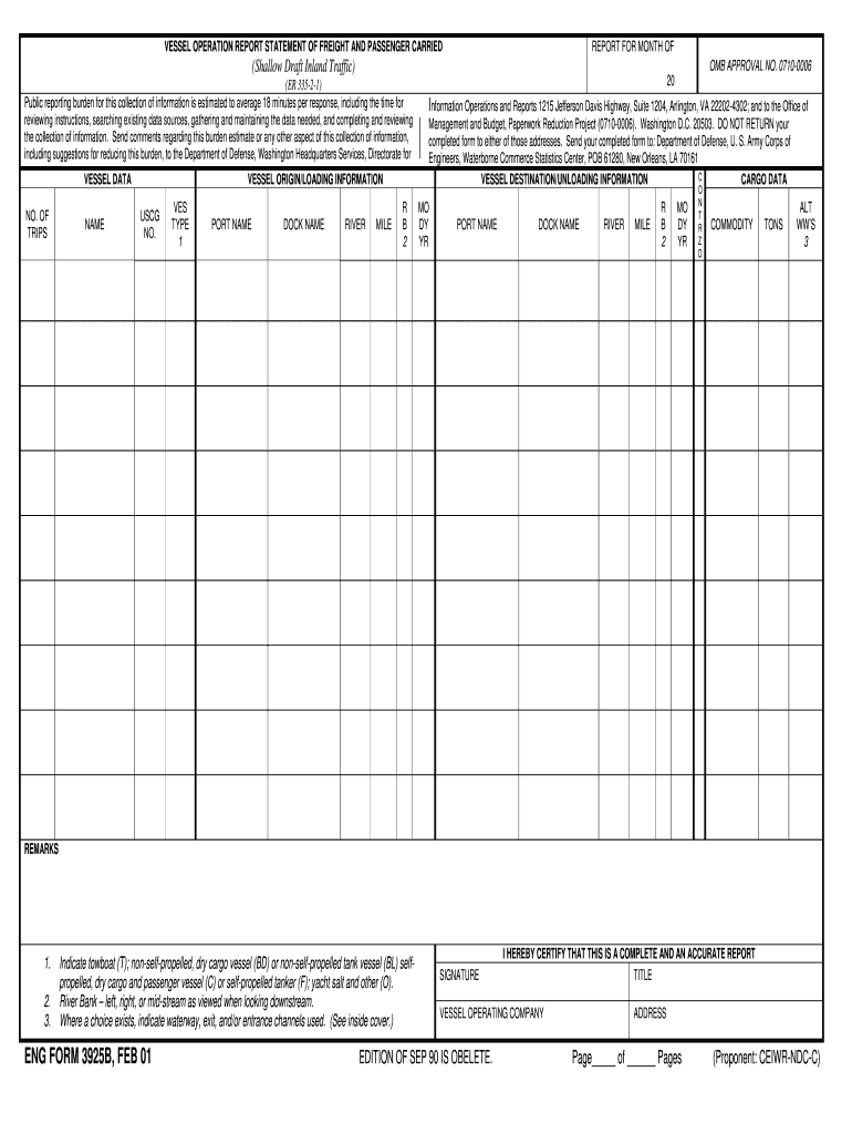 Get and Sign Eng Form 3925 B Fillable PDF 2001-2022