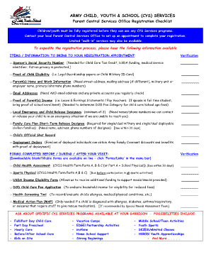 Cys Health Assessment Form