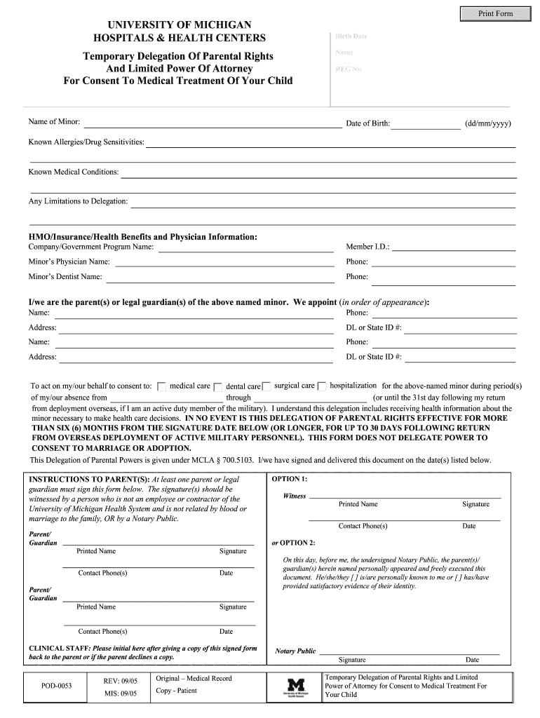  Voluntary Parental Rights Relinquishment Form 2005-2024