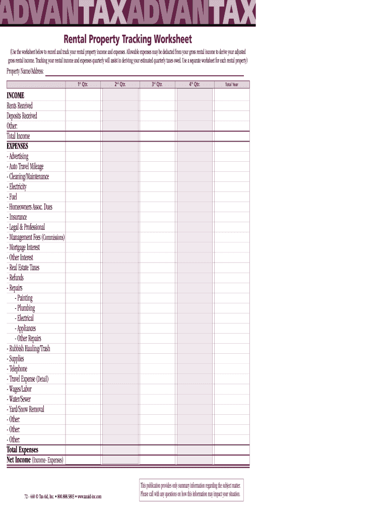 Rental Order Form