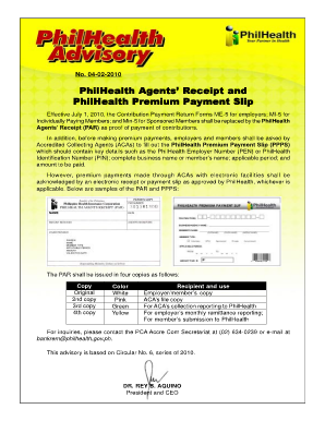 Philhealth ID Template  Form