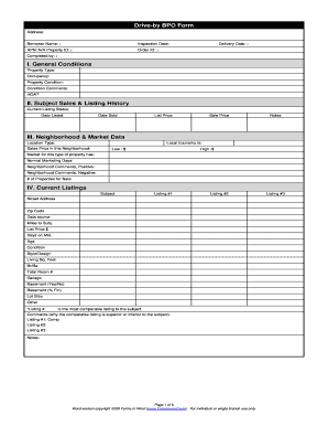 Fannie Mae Bpo Form