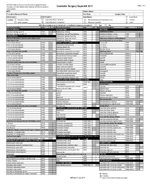 Cosmetic Surgery Superbill Tricare Tricare  Form