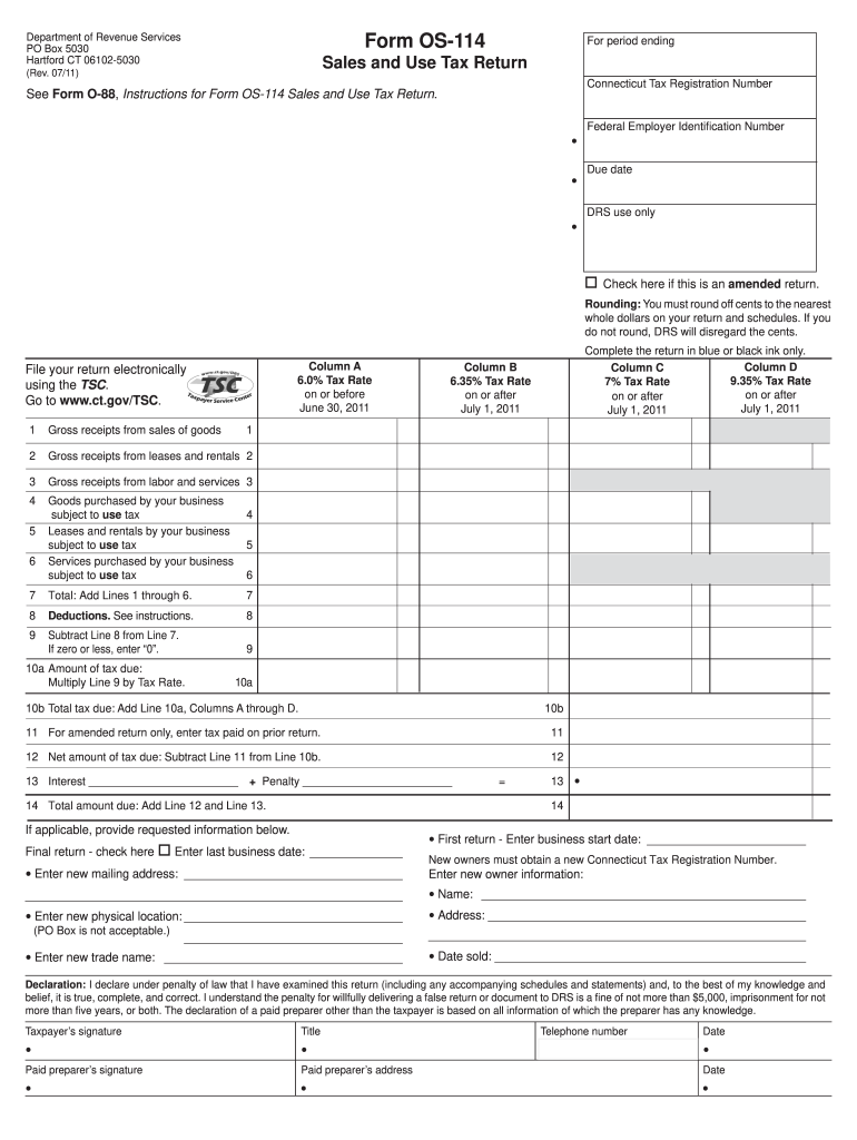 Ct Os 114 Mail Paper  Form