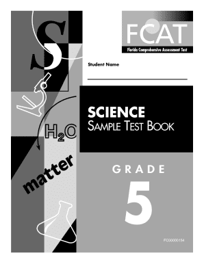 Florida 5th Grade Science Practice Test with Answers PDF  Form