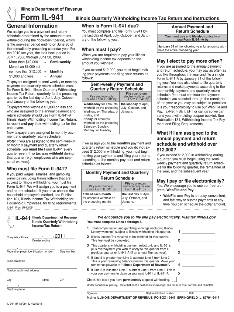  Illinois Tax Form 2020