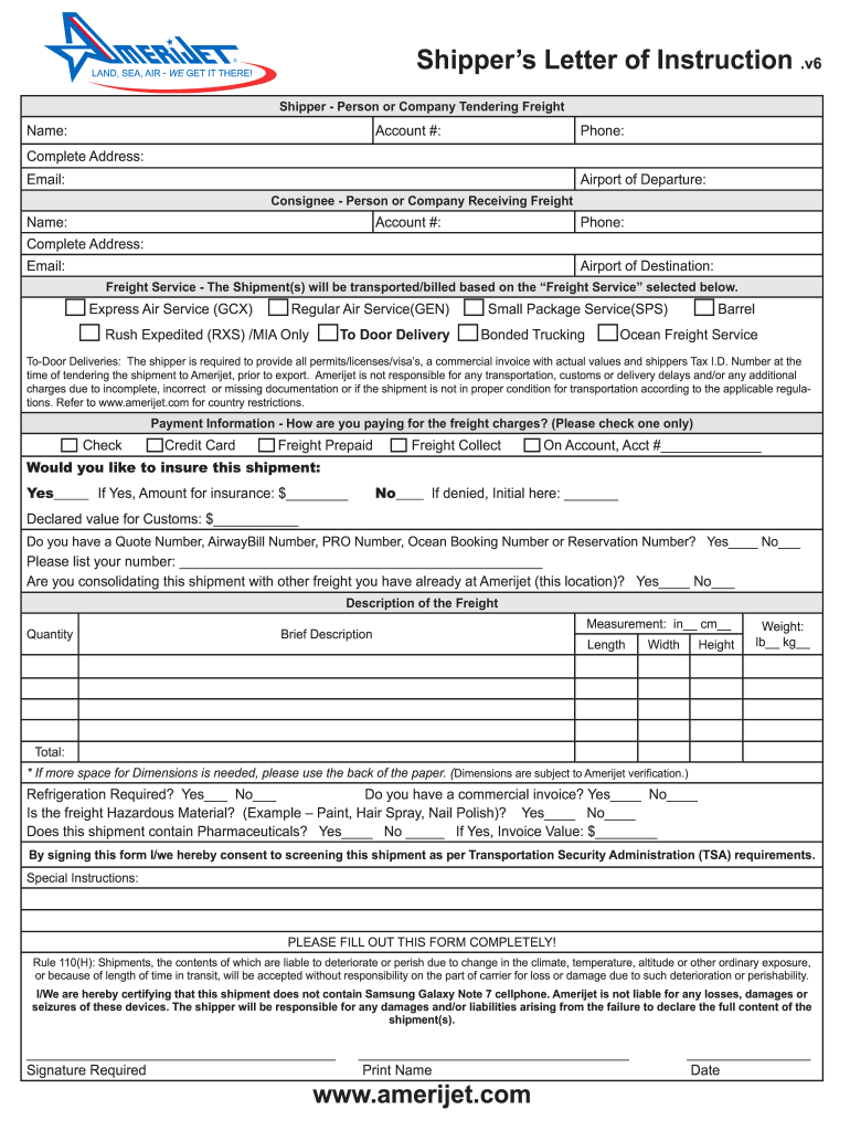 Ups Sli Form