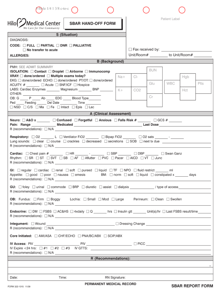 sbar-example-2009-2024-form-fill-out-and-sign-printable-pdf-template