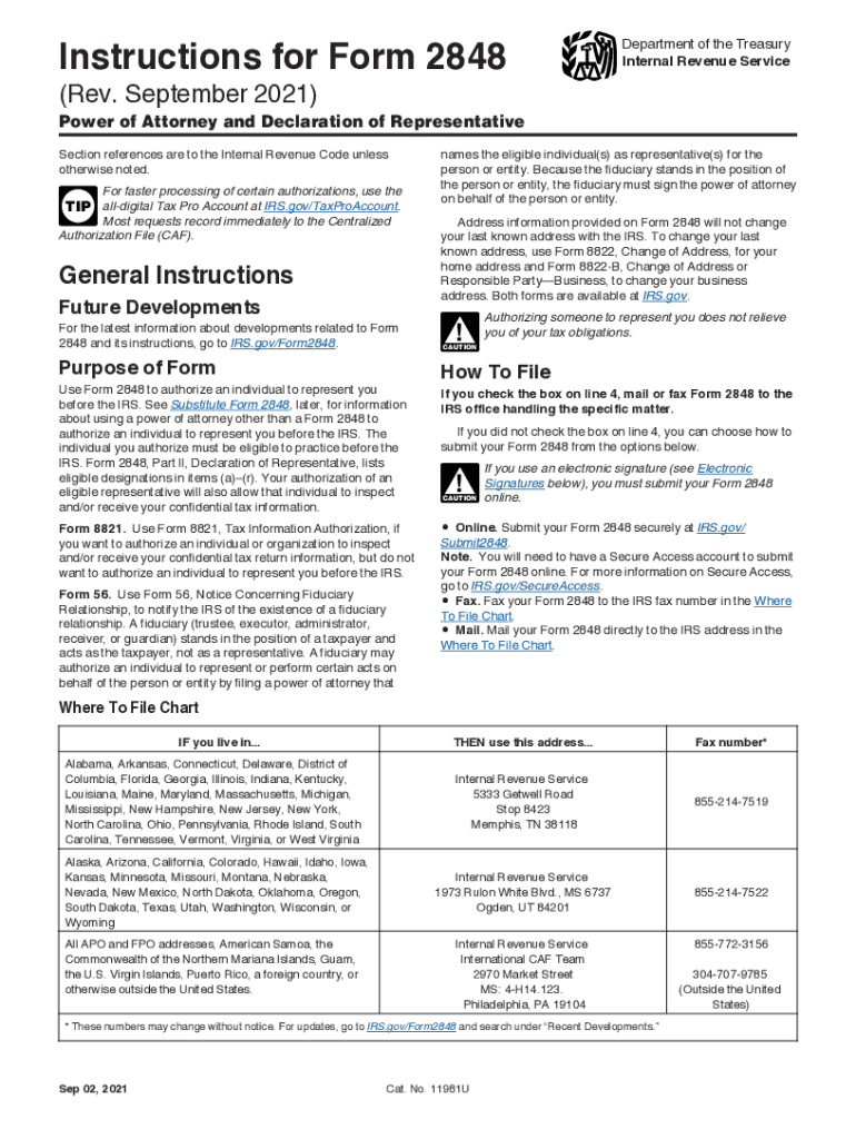 Alabama Form 2848a Instructions