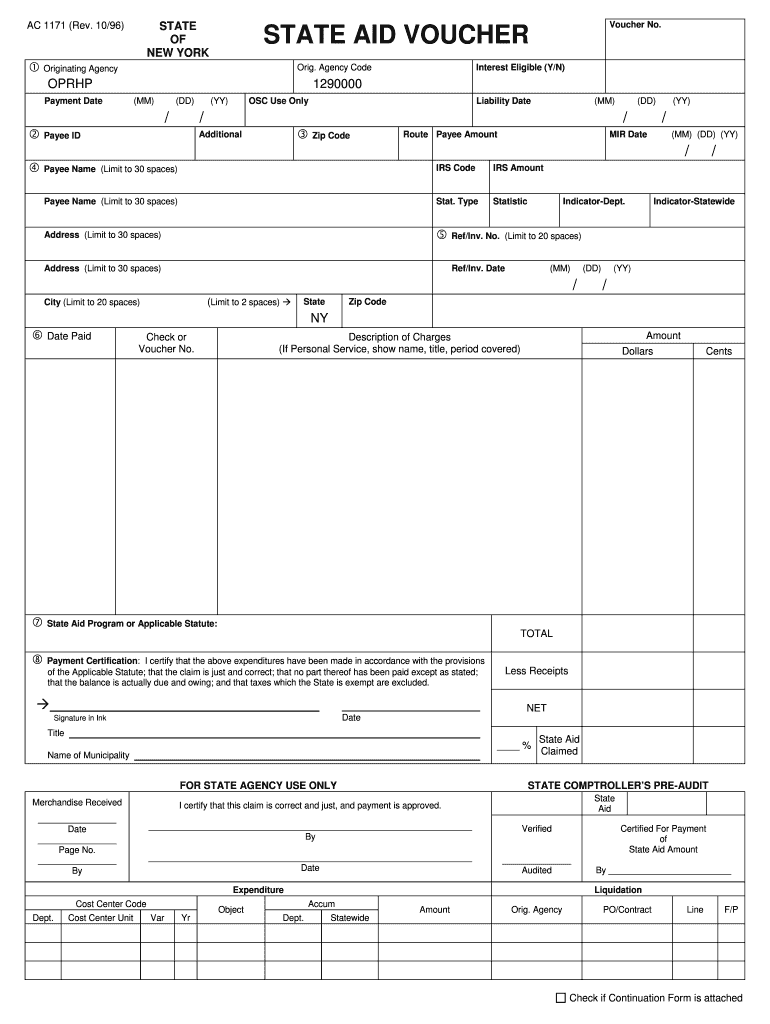 Ac 1171 Fillable Form