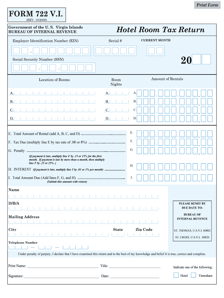  Form 722 Vi 2017