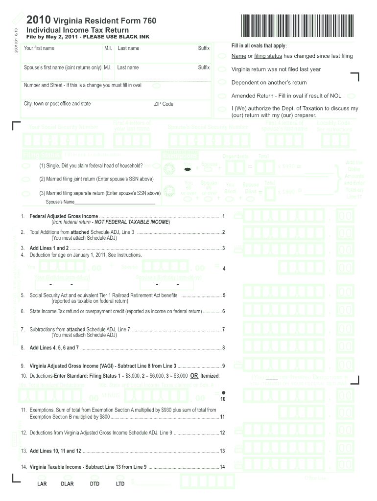  Va Tax Form 2019