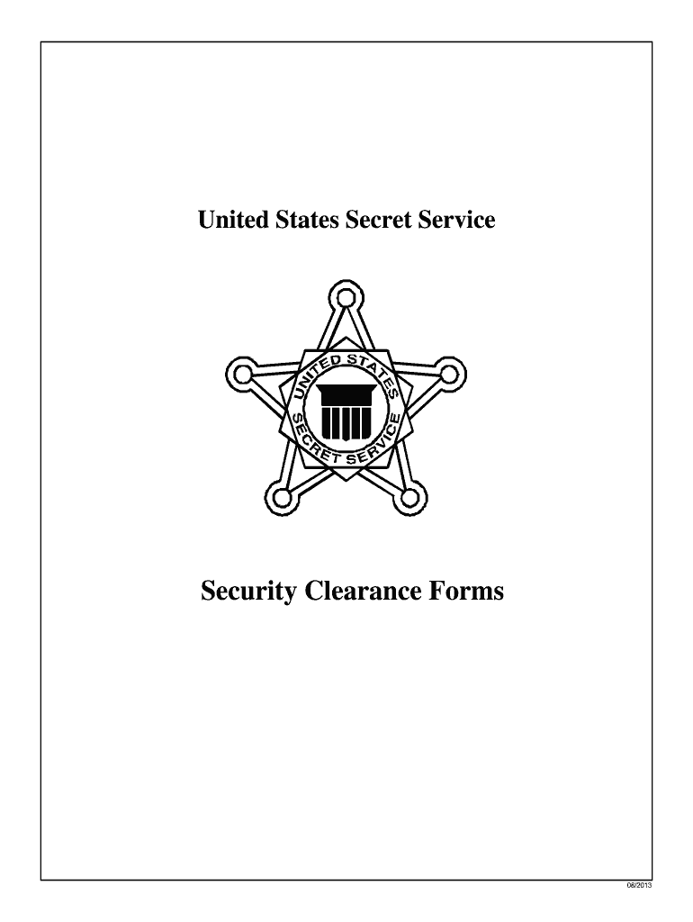 Secret Service Forms