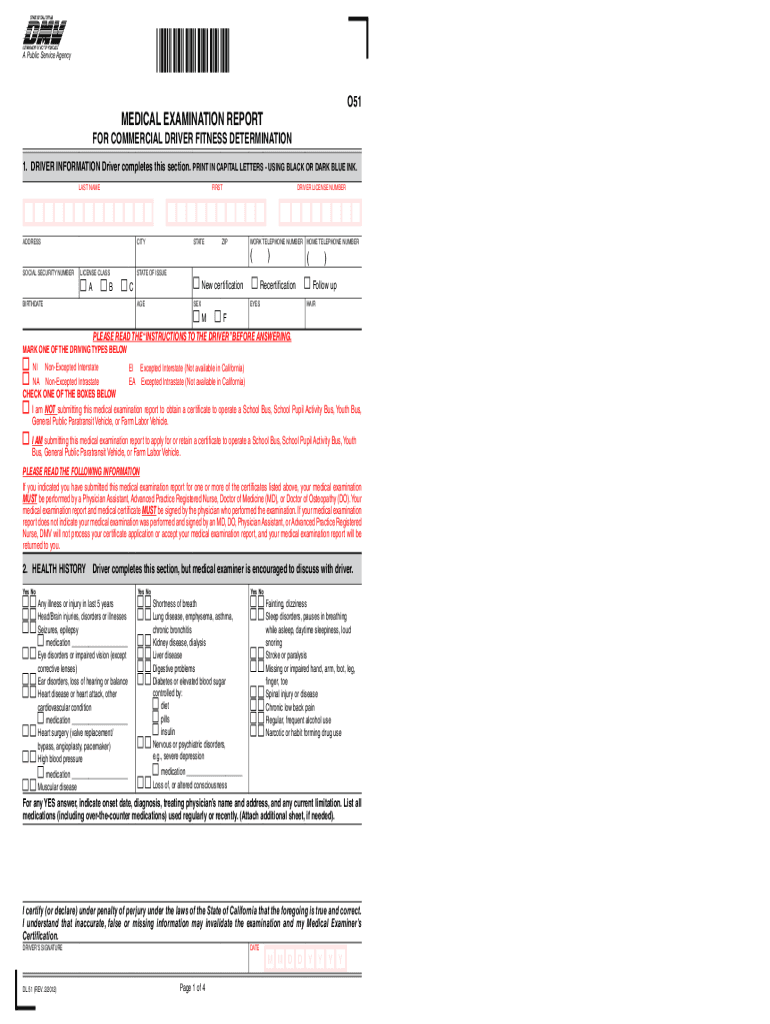  Dl 51 Form for Emt 2012