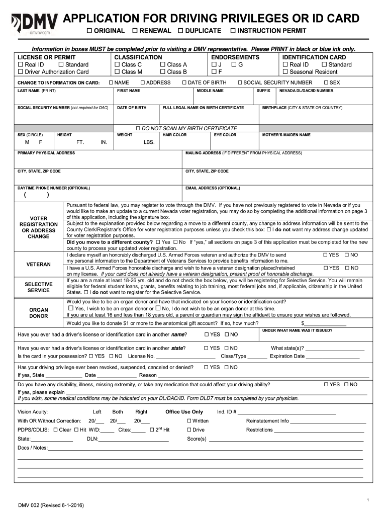  Dmv002 Form 2014