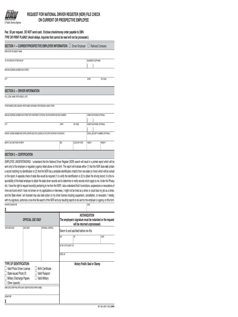 Get and Sign Ca National Dmv 2013-2022 Form