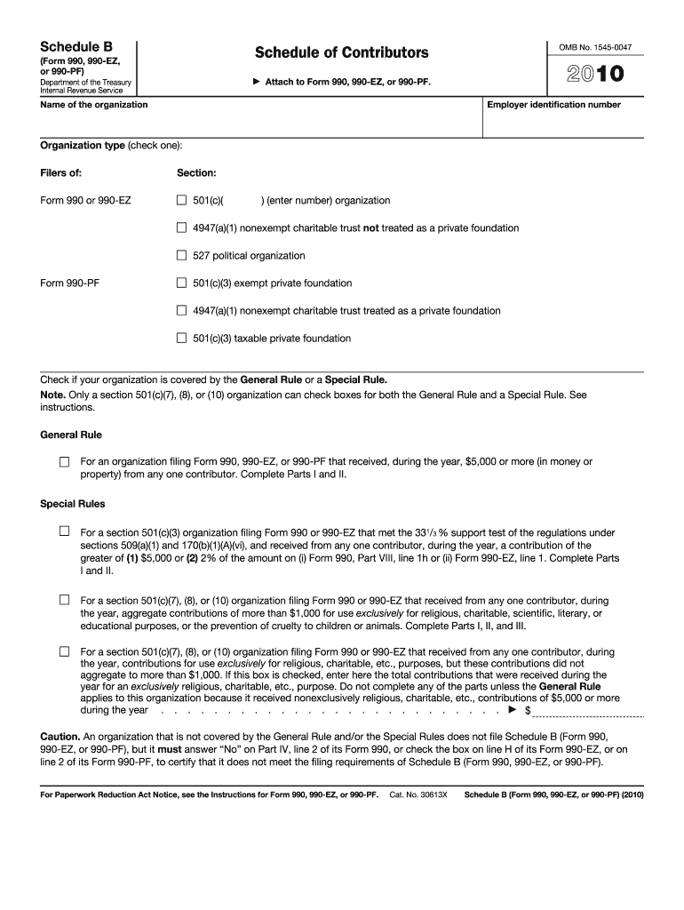 Irs 990 Pf Omb Form