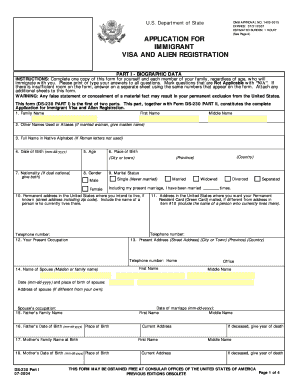 Ds 230 Form Sample