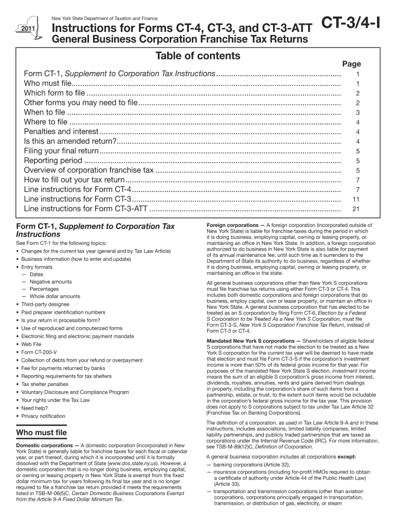 Nys Form Ct 4 for Year Fill in Form