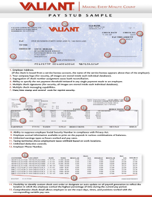 Quebec Pay Stub  Form