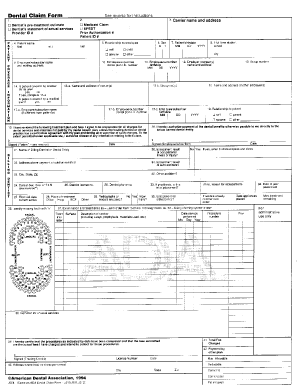 Dental J510 Form