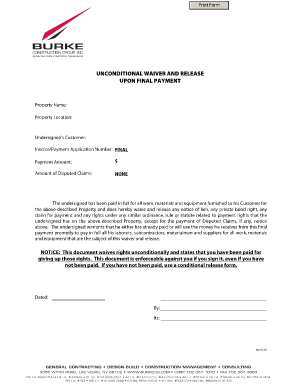 Property Lien  Form