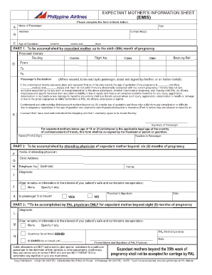 Mommy and Baby Information Sheet