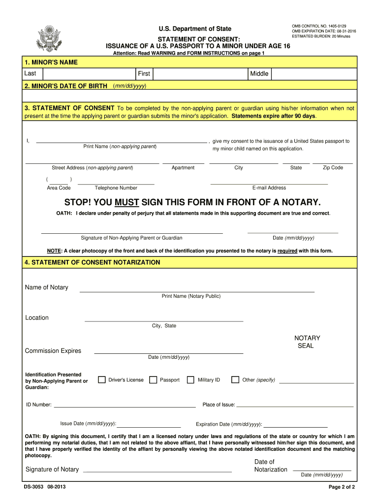  Ds 3053  Form 2013
