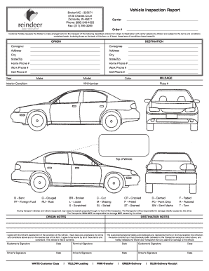 Vehicle Inspection Form - Fill Out and Sign Printable PDF Template ...