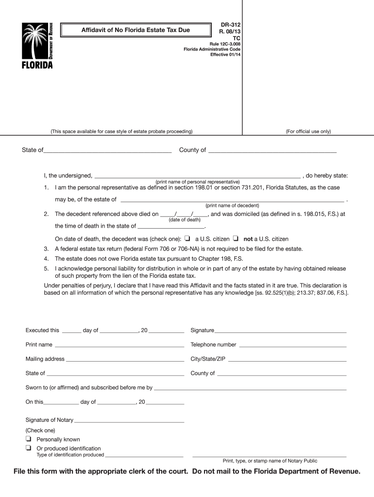 Get and Sign Dr 312 2013-2022 Form