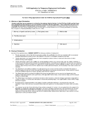 Labor Certification Form