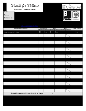 Donation Form Template