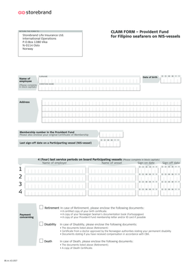 Amosup Provident Fund Withdrawal Form