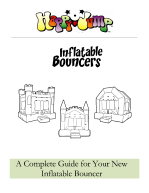 Happy Jump Bouncers K E C Party Rentals  Form