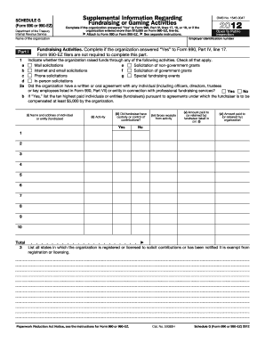  990 Form 2012