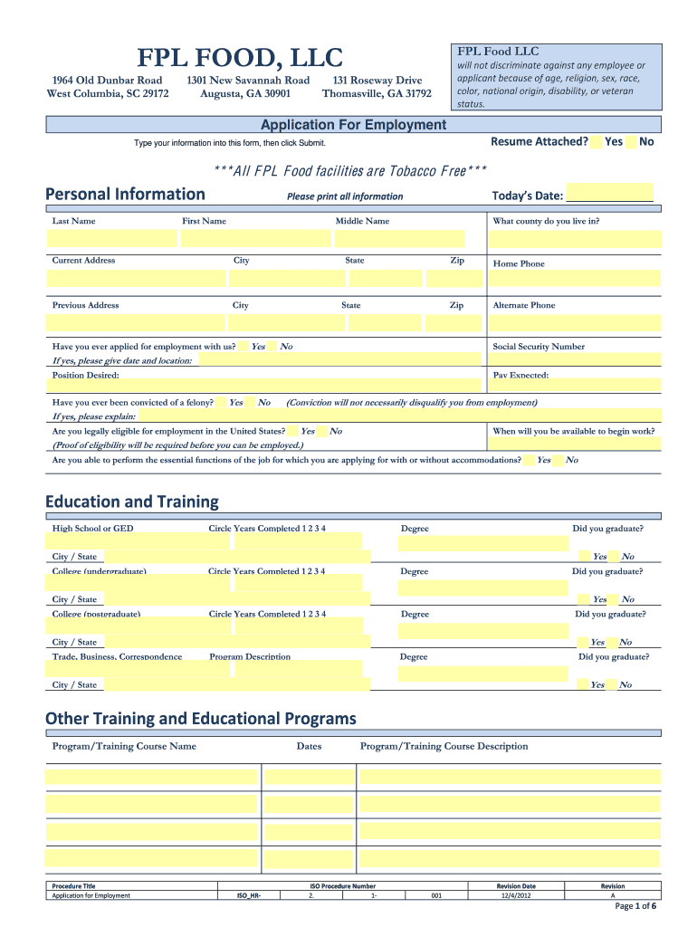  Fpl Application Online 2012-2024