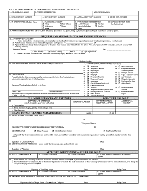 Cja 21 Form Fillable