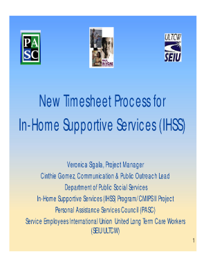 Ihss Provider Timesheet  Form