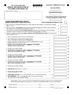 Wage Reconciliation Form