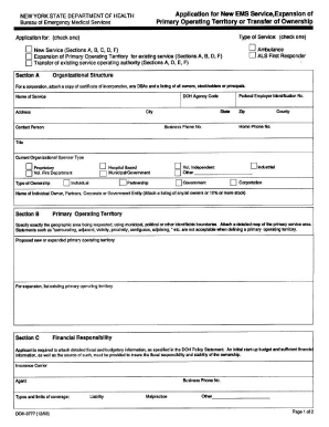 Doh Form Printable