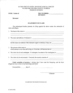 Volusia County Probate Forms
