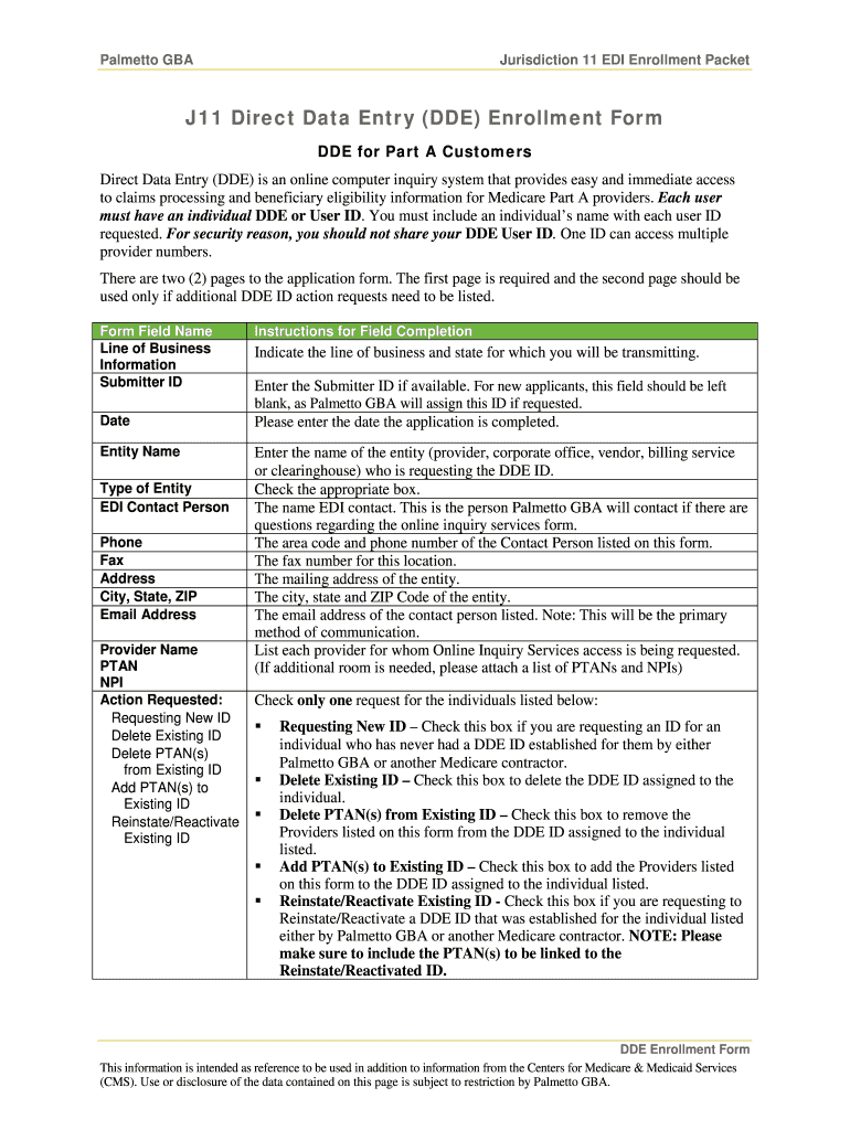 J11 Form