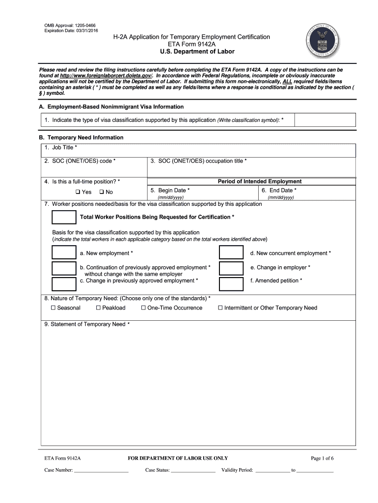  Form 9142a 2016-2024